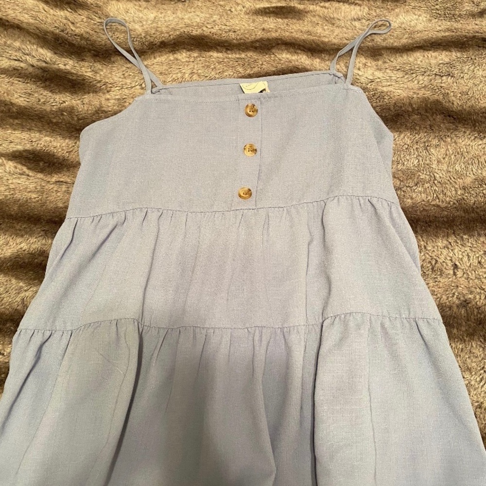 Papercrane Blue Babydoll Tank